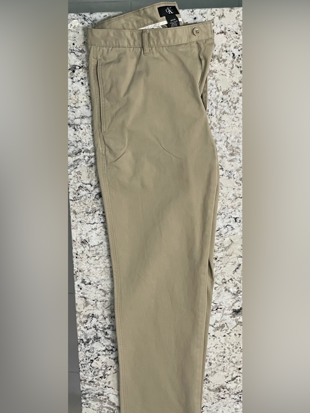 Calvin Klein Khaki Cotton Pants